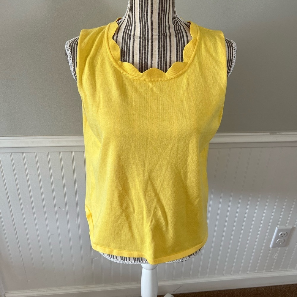 Cable & Gauge Yellow Sweater Top Size XXL